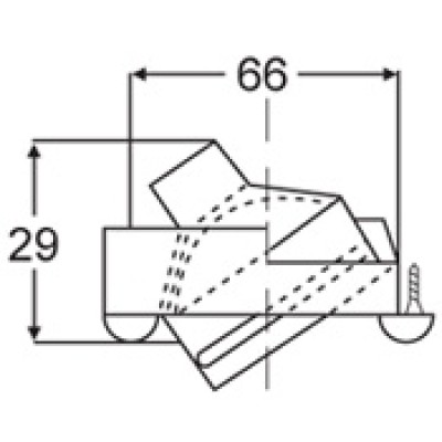 Hella Marine halojen spot, g&ouml;mme montaj. Tip 6046.