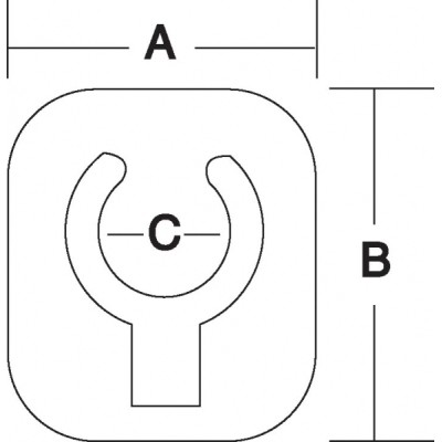 Esnek klips. Plastik. Katlanabilir.