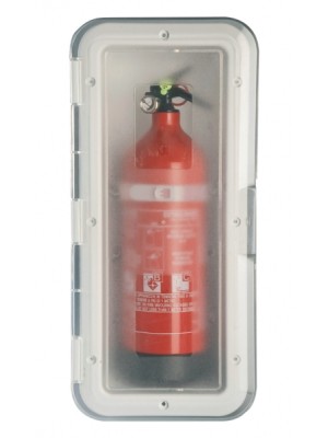 Yangın söndürücü yuvası. Şeffaf kapaklı. 1 kg.