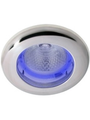 Hella Marine LED spot lambası. <br />
Mavi ambians halkalı, beyaz LED’li.