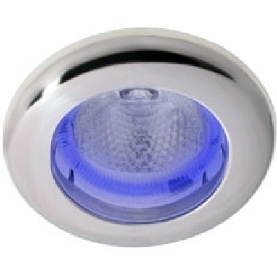Hella Marine LED spot lambası. <br />
Mavi ambians halkalı, beyaz LED’li.