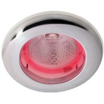 Hella Marine LED spot lambası. <br />
Kırmızı ambians halkalı, beyaz LED’li.