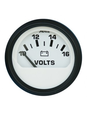 Faria voltmetre. 10-16V. Ø 52mm.
