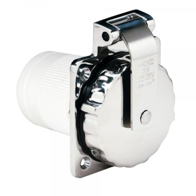 Marinco AISI316 paslanmaz çelik priz. 220 V.