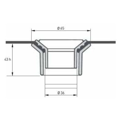 Bravo 2000 Şişme bot valfi.