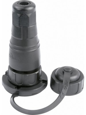 Quick fiş ve priz. Yüksek kontakt kapasiteli. Maksimum 12A. IP67.<br />