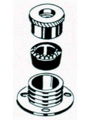 Su ge&ccedil;irmez kablo &ccedil;ıkışı kromaj. &Oslash; 38 mm.