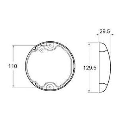 Hella Marine Apelo EuroLED75 RGB/W tavan lambası