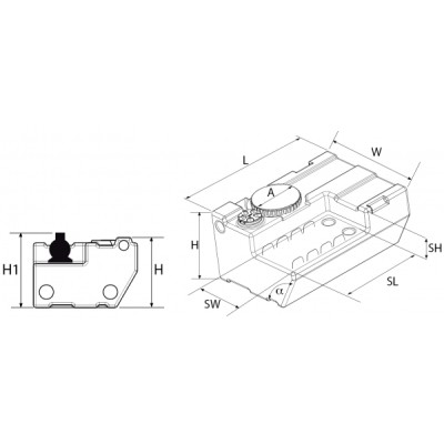 Pis su tankı sistemi.