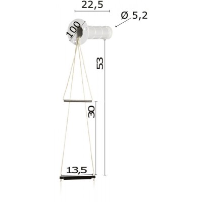 G&ouml;mme, 3 basamaklı acil durum merdiveni.<br />