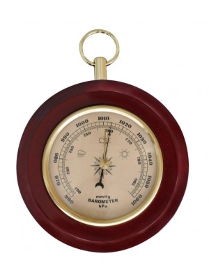 Barometre <br />
<br />
Kadran Ø 9 cm <br />
Ahşap Plaka Ø 13 cm