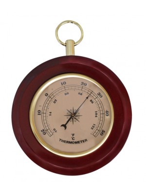 Termometre <br />
<br />
Kadran Ø 9 cm <br />
Ahşap Plaka Ø 13 cm