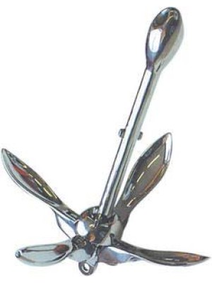 Şemsiye çıpa. AISI 316 paslanmaz çelik.<br />
4 kg