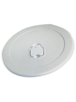Plastik kontrol kapağı. Beyaz.
