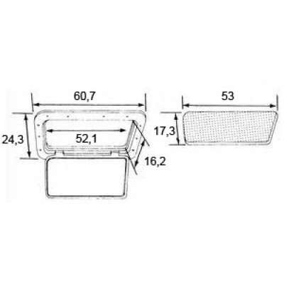 Plastik kapak. 180&deg; a&ccedil;ılabilir.&nbsp;