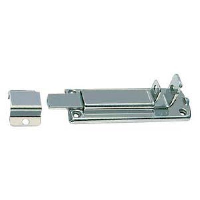 Sürgü kilit, paslanmaz çelik. 85x27 mm.