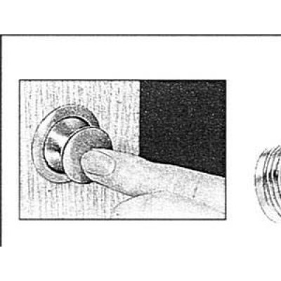 3836180 kilit i&ccedil;in buton & halka. Delik &Oslash; 26mm.