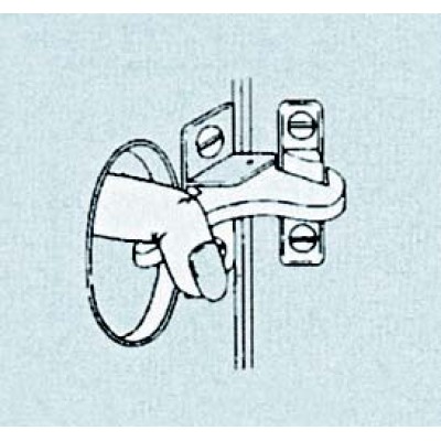 Parmak kilit, sarı. &Ccedil;er&ccedil;eve &oslash; 37 mm.