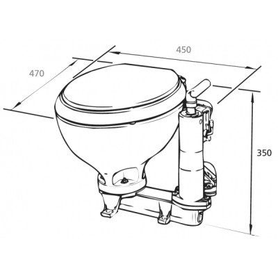 Raske RM69 marine tuvalet. Büyük Taş.