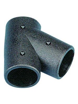 Vardavela ara parçası, T 60°. Plastik, Ø 22mm.