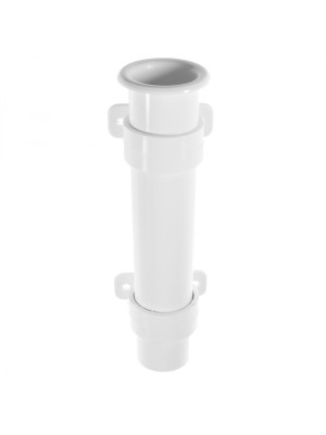 Plastik kamış yuvası, yana montaj. Ø 4 cm, boy 22.5 cm.
