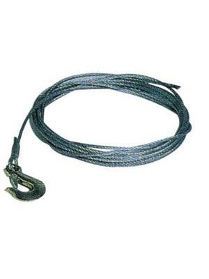 Vinç için galvanizli çelik halat. Ø 5mm, 7.5metre.