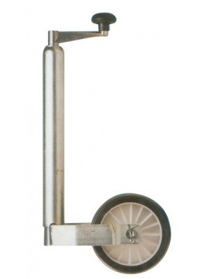 Römork ön destek tekerleği.