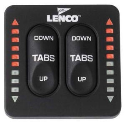 Lenco flap kontrol paneli. Trim göstergeli.