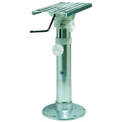 Koltuk ayağı, alüminyum. 45-62cm arası yüksekliği ayarlanabilir.