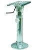 Koltuk ayağı, alüminyum. 45-62cm arası yüksekliği ayarlanabilir.