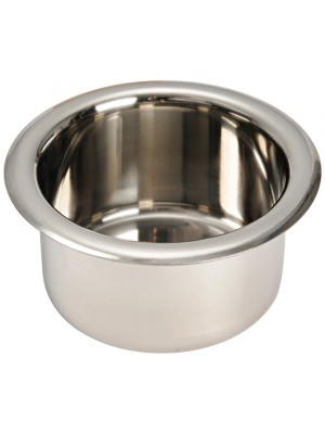 Gömme bardaklık, paslanmaz çelik.