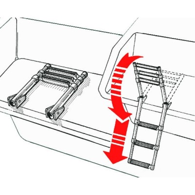 Merdiven, paslanmaz &ccedil;elik.