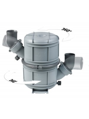 Waterlock. 90 mm iç çaplı egzoz hortumlarına uygundur. Su kapasitesi 10 litre'dir.