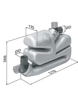 Vetus waterlock, uzun egzoz sistemleri i&ccedil;in.