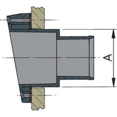 Vetus plastik egzoz &ccedil;ıkışı.