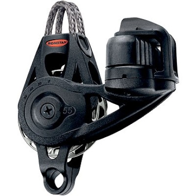 Ronstan 55 serisi Orbit vitesli makara. Tekli, ayarlanabilir cemkilitli, kuyruklu, otomatik.