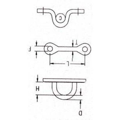 Ronstan makara bağlantı k&ouml;pr&uuml;s&uuml;