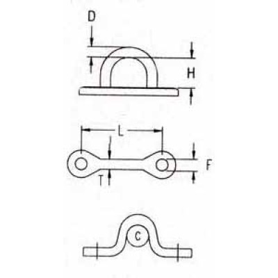 Ronstan makara bağlantı k&ouml;pr&uuml;s&uuml;