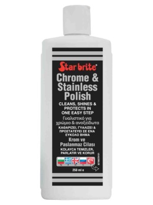 Krom, paslanmaz cilası. 237ml.