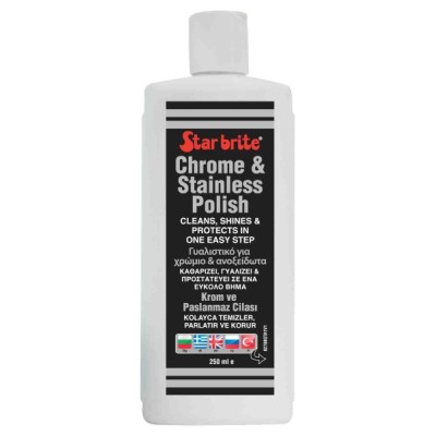 Krom, paslanmaz cilası. 237ml.