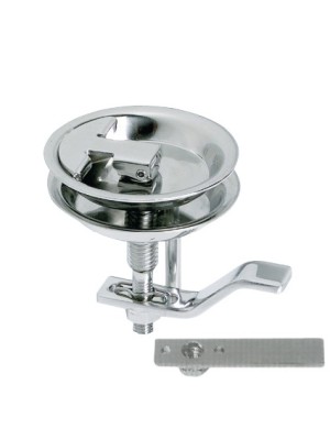 Gömme kulp, paslanmaz çelik. 90mm.