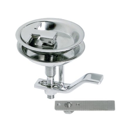 Gömme kulp, paslanmaz çelik. 90mm. Gömme kulp, paslanmaz çelik. 90mm.