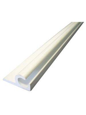 Döşeme rayı, beyaz plastik. 6mt.