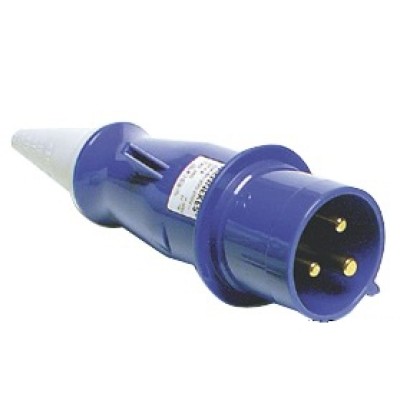 Marina elektrik fişi. Termoplastik gövde. IP44