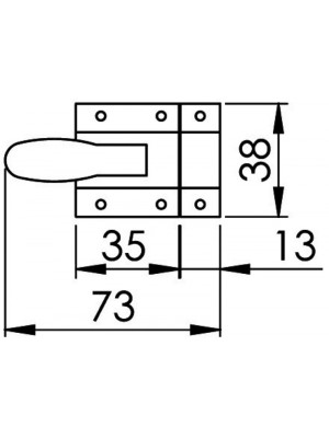 Kilit, paslanmaz &ccedil;elik.