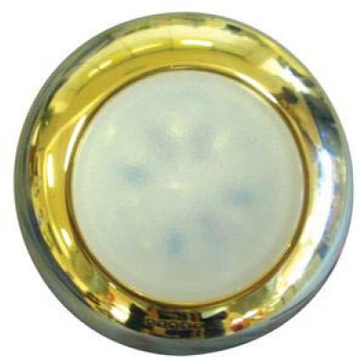 Gömme lamba,ledli. ABS gövde, opaline lens. Su geçirmez. Ø78mm. 12V.