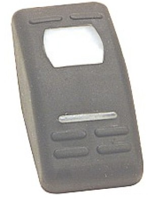 Kapak. 1436430/431/432/433 switchler için Kaymaz, yarı sert siyah poliüretan kaplı yüzey.