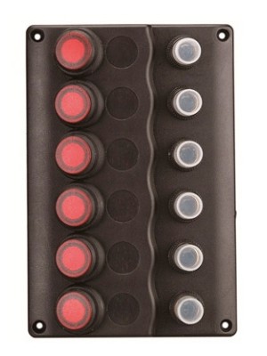 Su geçirmez sigorta paneli. 12V DC