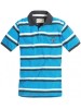Musto Stripe Polo Tişört. %100 Pamuk. Mavi-Beyaz-Lacivert.