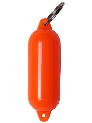 Batmaz PVC anahtarlık. Paslanmaz çelik halkalı.